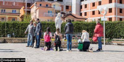 La Settimana Santa a Medjugorje in compagnia di numerosi pellegrini