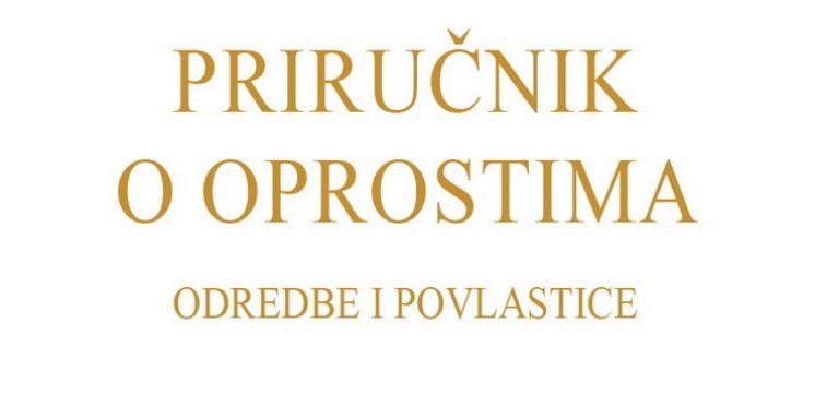 Na konferenciji za medije predstavljen &quot;Priručnik o oprostima&quot; 