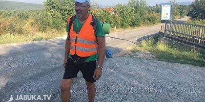 Pješačio 432 km iz Požege do Međugorja u spomen na pokojnoga sina