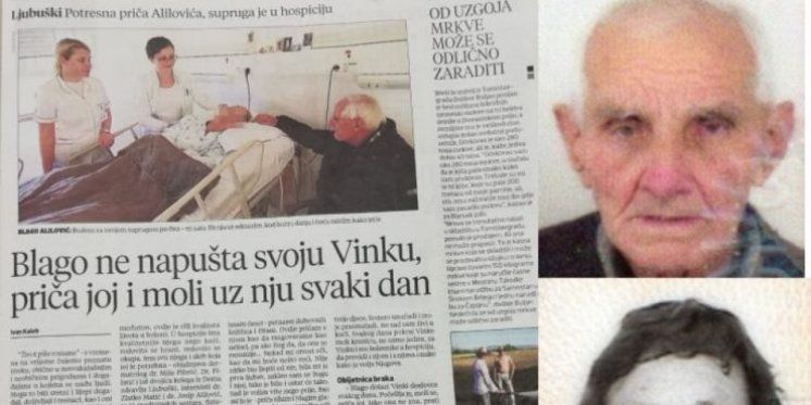 Vinka i Blago iz Ljubuškog nakon 60 godina braka umrli jedno za drugim: &quot;Bila mi je prva ljubav, zakleo sam se Bogu i njoj, tako je bilo i ostat će tako&quot;