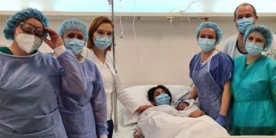 Prva beba u 2021. rodila se u Sisku: ‘Ovo je baš simbolično. Obitelj je iz Petrinje, kuća im je srušena‘