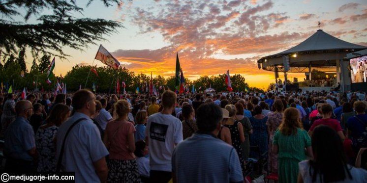 Župne obavijesti i molitveni program u Međugorju