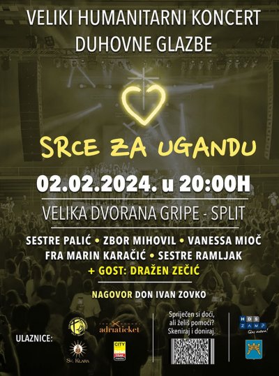 &quot;Srce za Ugandu&quot; - humanitarni koncert