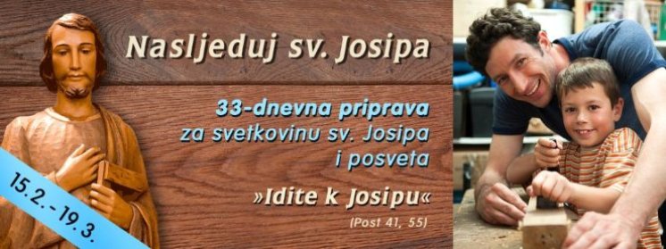 Prijavi se na 33-dnevnu pripravu za svetkovinu sv. Josipa