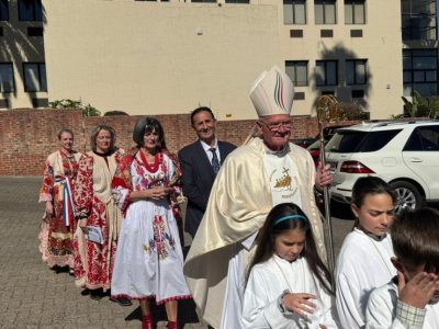 Nadbiskup Johannesburga prvi put pohodio Hrvate