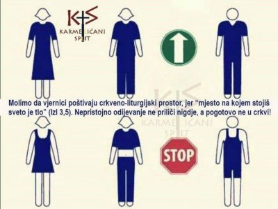 PODSJEĆANJE NA OBAVIJEST U VEZI PRISTOJNOG OBLAČENJA