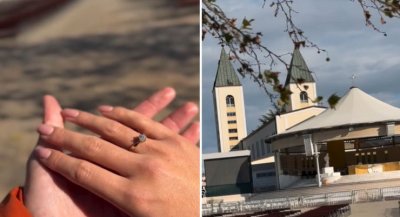 VIDEO Karlo i Ines godinama bilježe prosidbe u Međugorju, a sada su se tu i sami zaručili