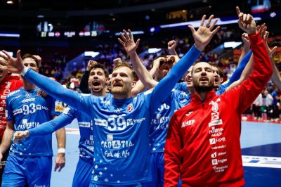 VIDEO Hrvatski rukometaši slavili uz pjesmu 'Moja Hercegovina', oglasio se Mate Bulić