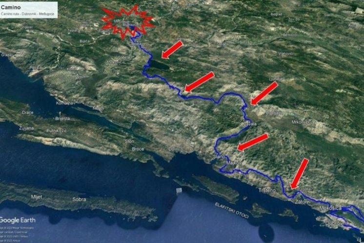 Otvoren Camino Dubrovnik