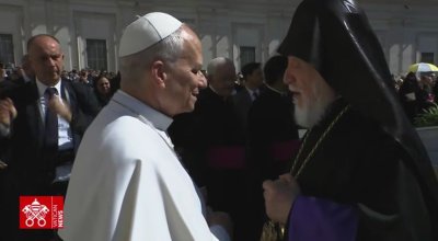 Papa Lav XIV. katolikosu Aramu I.: Molimo za mir u Libanonu i na Bliskom istoku