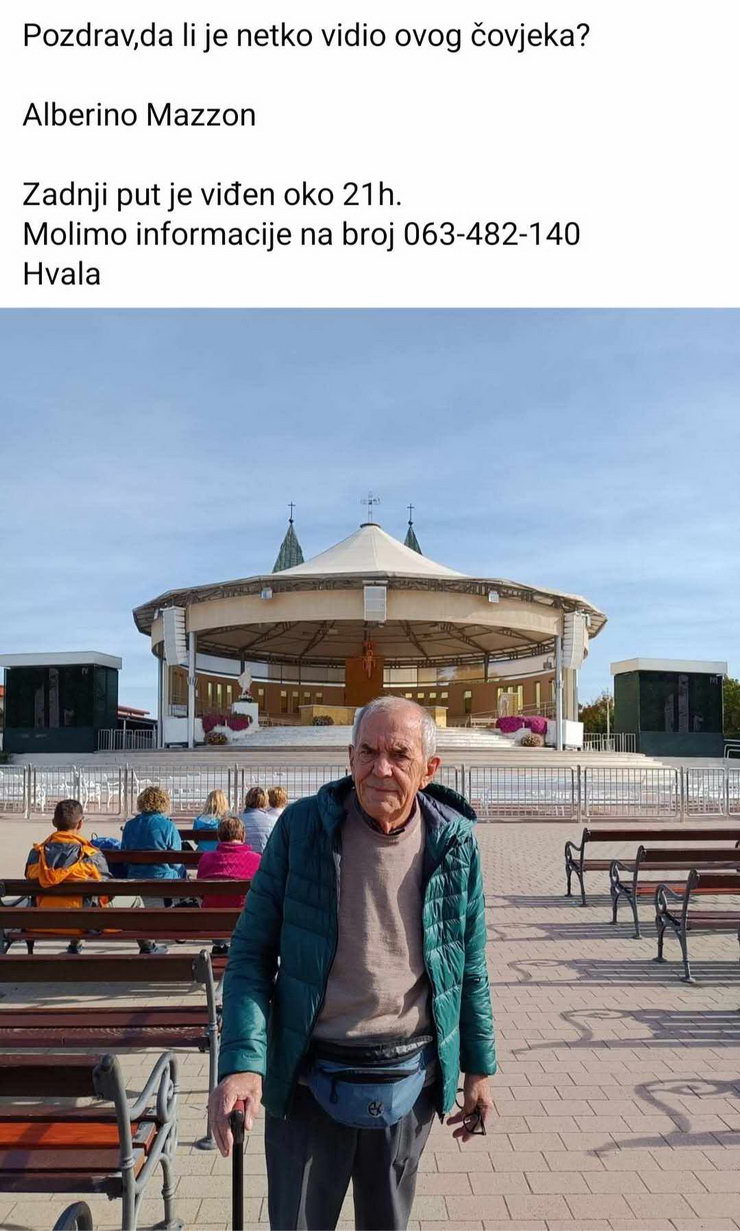 nestao hodocasnik u Medugorju